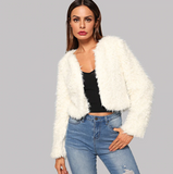Beige Fur Jacket - SUMMER COLLECTION