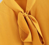 Mustard Flounce Blouse - SUMMER COLLECTION