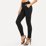 Black Skinny Office Trousers - SUMMER COLLECTION
