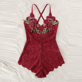 Cross Appliques Lace Onsie - SUMMER COLLECTION