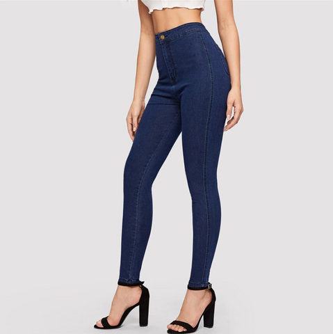 Denim Stretchy  Skinny Jeans - SUMMER COLLECTION