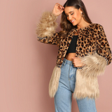 Leopard Print Fur Coat - SUMMER COLLECTION