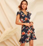 Floral Print Summer Dress - SUMMER COLLECTION