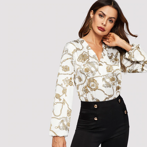 Office Long Sleeve Blouse - SUMMER COLLECTION