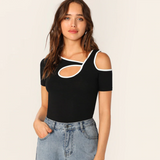 Black Cutout Top - SUMMER COLLECTION