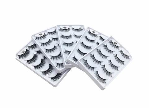 5 pairs of False Eyelashes - SUMMER COLLECTION