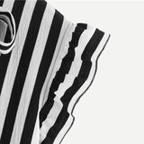 Black and White Striped Blouse - SUMMER COLLECTION