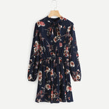 Long Sleeve Floral Dress - SUMMER COLLECTION