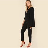 Black Long Sleeve Jumpsuit - SUMMER COLLECTION