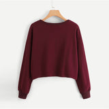 Burgundy Fox Sweatshirt - SUMMER COLLECTION