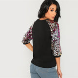 Black Sequin Sweatshirt - SUMMER COLLECTION