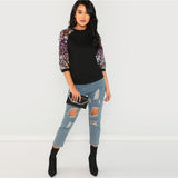 Black Sequin Sweatshirt - SUMMER COLLECTION