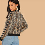 Snakeskin Print Jacket - SUMMER COLLECTION
