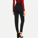 Black Plain Skinny Trousers - SUMMER COLLECTION