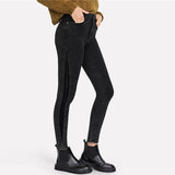 Dark Grey Mid Waist Womens Jeans - SUMMER COLLECTION