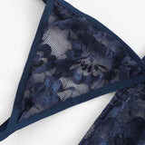 Navy Floral Robe with Belt - SUMMER COLLECTION