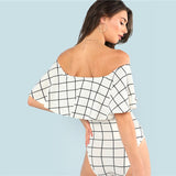 Off the Shoulder Sleeveless Bodysuit - SUMMER COLLECTION