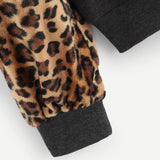 Grey Leopard print Sleeved Sweatshirt - SUMMER COLLECTION