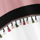 Colour Block Pullover Tassel - SUMMER COLLECTION