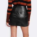Short Faux Leather Skirt - SUMMER COLLECTION