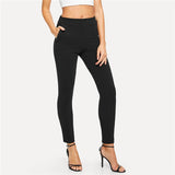 Black Skinny Office Trousers - SUMMER COLLECTION