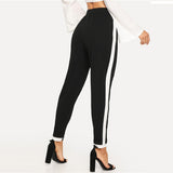 Black Striped Trousers - SUMMER COLLECTION
