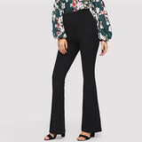 Black Office Wide Trousers - SUMMER COLLECTION