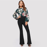 Black Office Wide Trousers - SUMMER COLLECTION