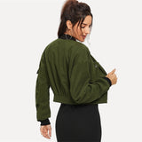 Green Zip & Button Jacket - SUMMER COLLECTION