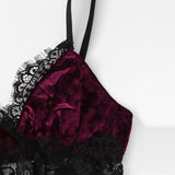 Burgundy Satin Set - SUMMER COLLECTION