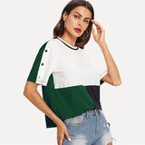 Colorblock Loose Top - SUMMER COLLECTION