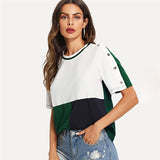 Colorblock Loose Top - SUMMER COLLECTION