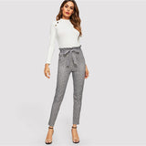 Grey Paperbag Trousers - SUMMER COLLECTION