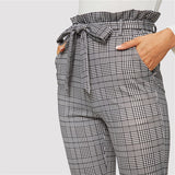 Grey Paperbag Trousers - SUMMER COLLECTION