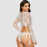 White Floral Lace Set - SUMMER COLLECTION