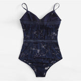 Floral Lingerie Onesie - SUMMER COLLECTION