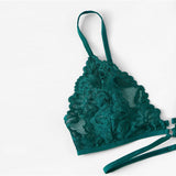 Green  Floral Lace Set - SUMMER COLLECTION