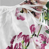 Short Floral Bra and Briefs Set - SUMMER COLLECTION