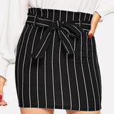 Black and White Office Skirt - SUMMER COLLECTION