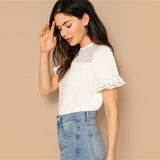 White Cutout Top - SUMMER COLLECTION
