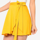 Yellow Overlap Skirts - SUMMER COLLECTION