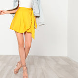 Yellow Overlap Skirts - SUMMER COLLECTION