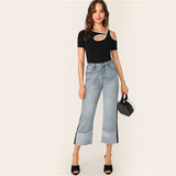 Black Cutout Top - SUMMER COLLECTION