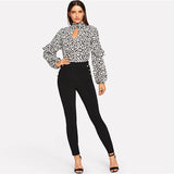 Black Office Buttoned Trousers - SUMMER COLLECTION