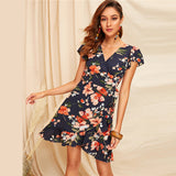 Floral Print Summer Dress - SUMMER COLLECTION