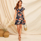 Floral Print Summer Dress - SUMMER COLLECTION