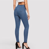 Denim Stretchy  Skinny Jeans - SUMMER COLLECTION