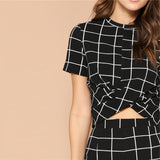 Top And Skinny Trousers Matching Set - SUMMER COLLECTION