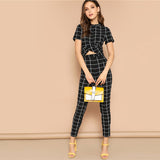 Top And Skinny Trousers Matching Set - SUMMER COLLECTION