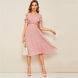 Pink Vintage Dress - SUMMER COLLECTION
